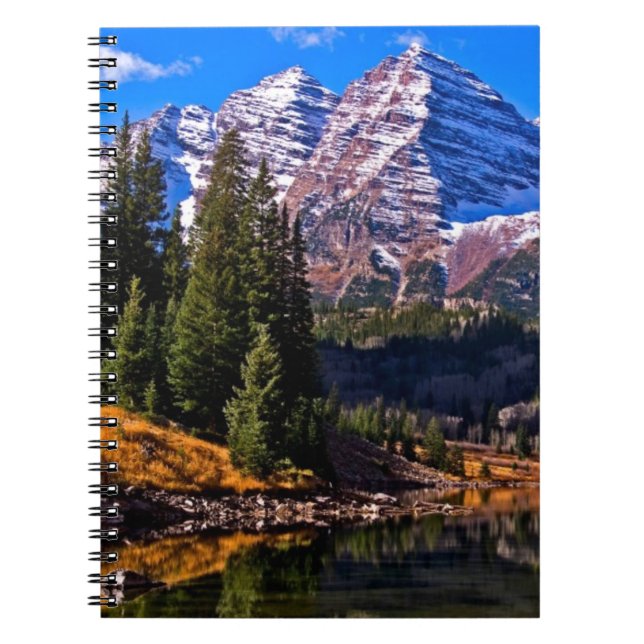Maroon Bells Spiral Notebook (Front)