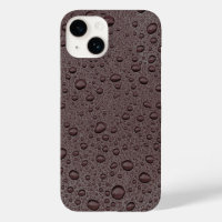 Maroon brown water droplets