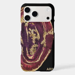 *~* Maroon Burgundy Wine Gold Glitter