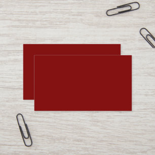 Maroon Business Card