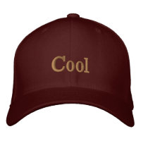 Maroon Colour Flexfit Wool Cool Text Name