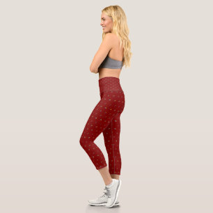 Maroon Colour Stylish Capri Leggings