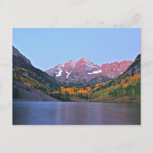 Maroon Glow Postcard