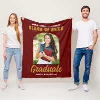 Maroon Gold Graduate Photo Arch Graduation