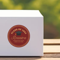 Maroon Gold High School Reunion Personalised Party