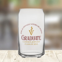 Maroon Gold Veterinary School Graduation Custom