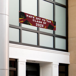 Maroon Graduation 2025 Banner