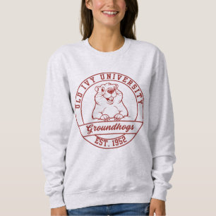 Maroon Groundhogs Light Sweatshirt - Women's