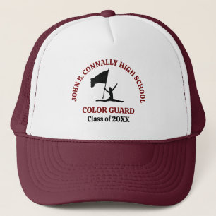 Maroon High School Colour Guard Personalised Trucker Hat
