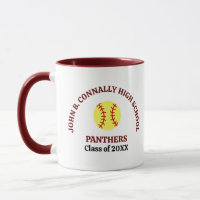 Maroon High School Softball Player Personalised
