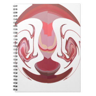 Maroon Majesty: Rustic Radiance Textured African Spiral Notebook