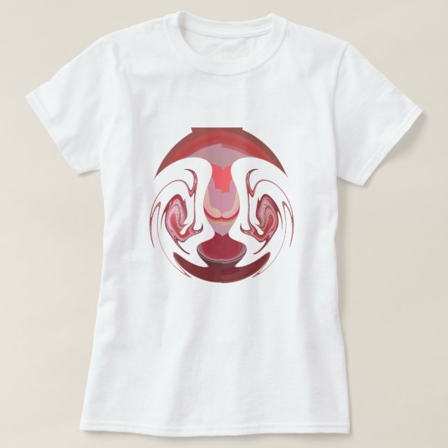 Maroon Majesty: Rustic Radiance Textured African  T-Shirt (Design Front)