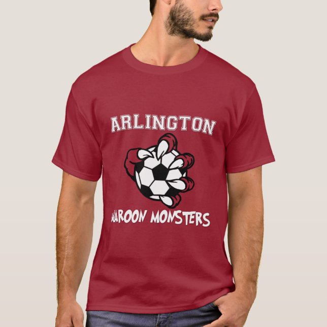 Maroon Monsters Adult Shirt (Front)