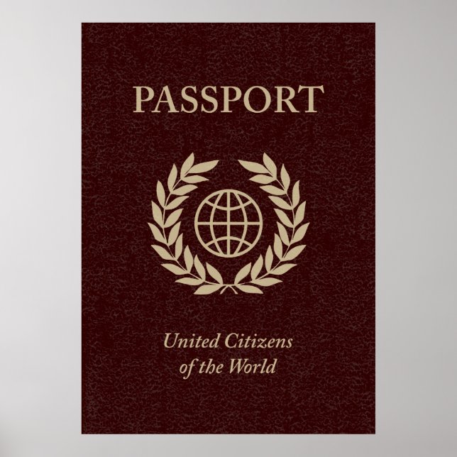 maroon passport poster (Front)