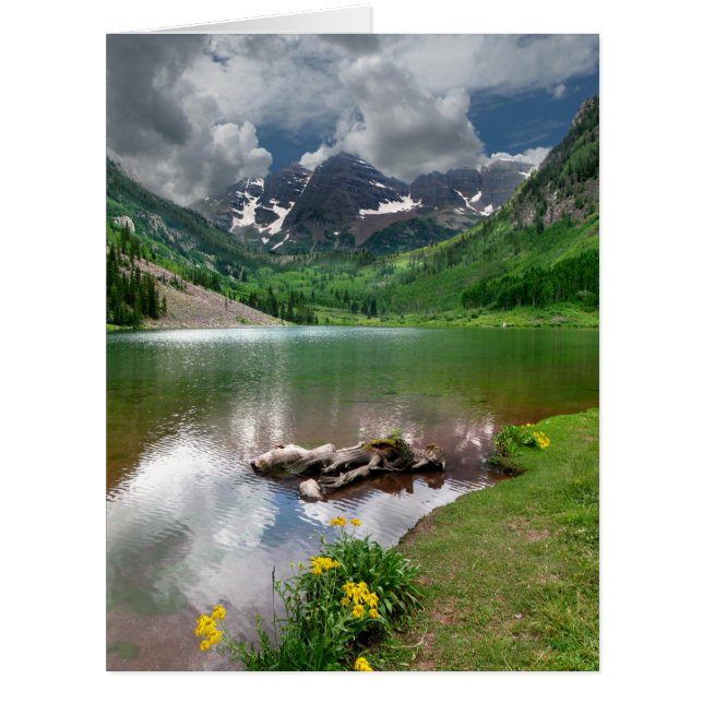 Maroon Peak / Lake in Aspen Colorado (Front)