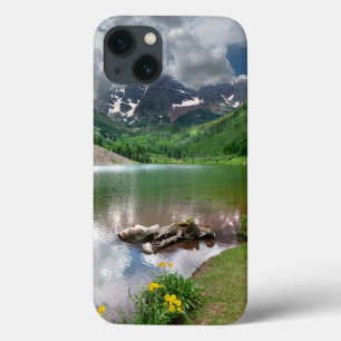 Maroon Peak / Lake in Aspen Colorado iPhone 13 Case