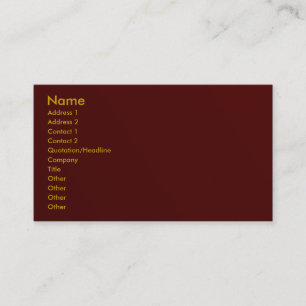 Maroon Profile Card