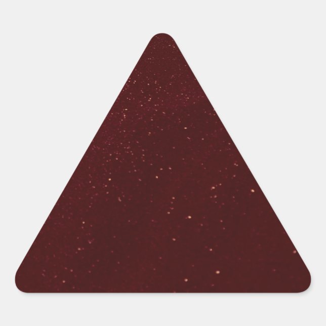 Maroon Sand Triangle Sticker (Front)