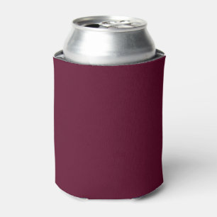 Maroon simple minimalist can cooler