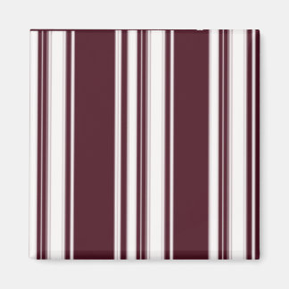 Maroon Stripes Magnet
