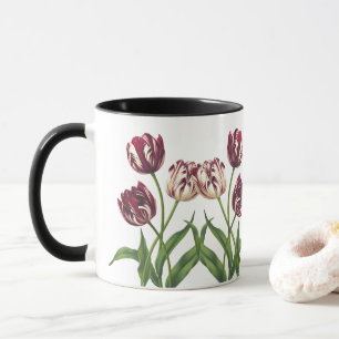Maroon Tulips Mug