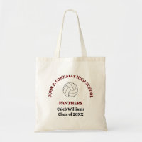 Maroon Volleyball Team Player Personalised