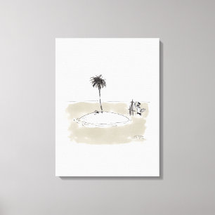 Marooned Painter canvas print