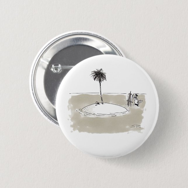 Marooned Painter small button (Front & Back)