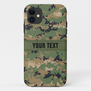 MarPat Digital Woodland Camo #2 Personalised Case-Mate iPhone Case