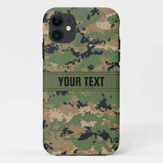MarPat Digital Woodland Camo #2 Personalised Case-Mate iPhone Case