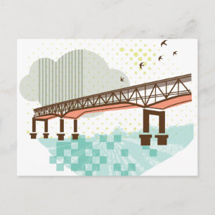 Marquam Bridge Portland Postcard