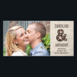 Marquee Ampersand Save The Date Photo Cards<br><div class="desc">These chic and modern photo cards stylishly request your guests to save the date for your big day. Available in other colours (custom colour requests are welcome!).</div>