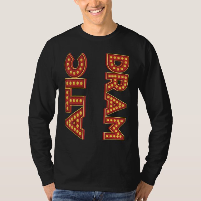 Marquee Dramatic  Theatre Geek T-Shirt (Front)