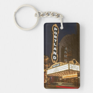 Marquee of Arlene Schnitzer auditorium Key Ring