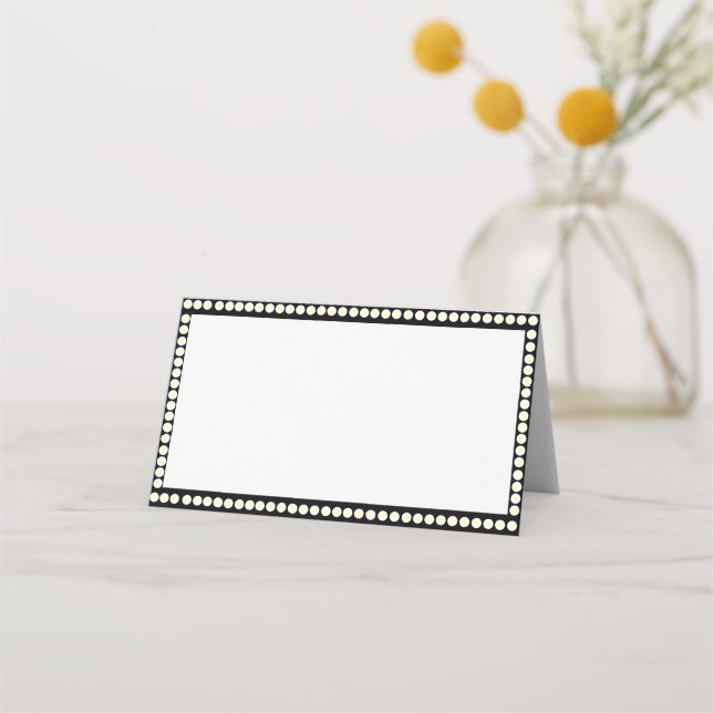 Marquee Style Table Cards (Front)