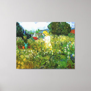 Marquerite Gachet in the Garden, Vincent van Gogh. Canvas Print
