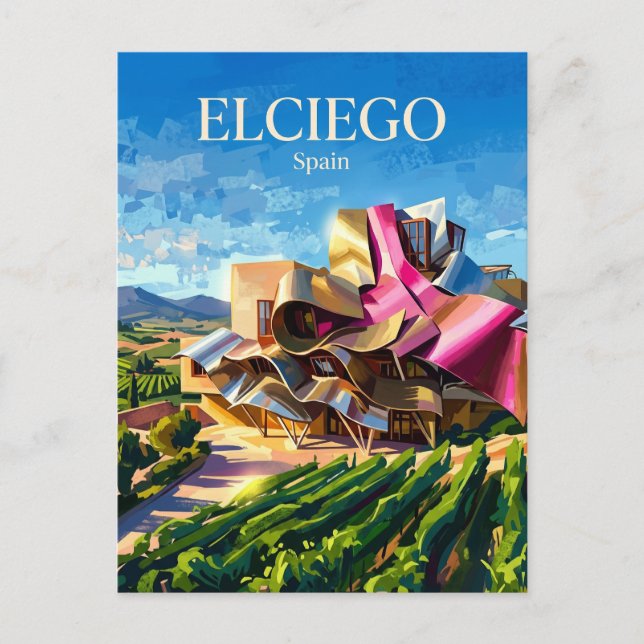 Marqués de Riscal Winery Spain Postcard (Front)