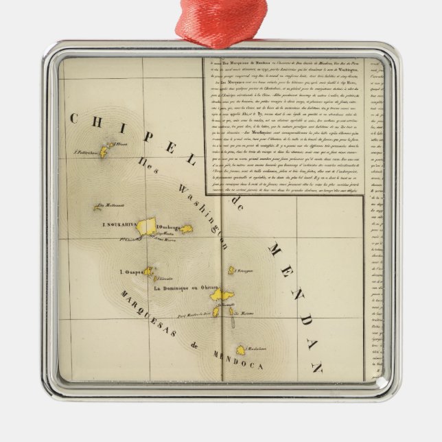Marquesas Oceania no 34 Metal Tree Decoration (Front)