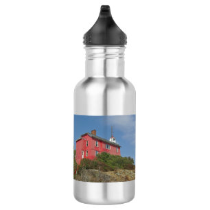 Marquette Harbour Lighthouse hist. water bottle