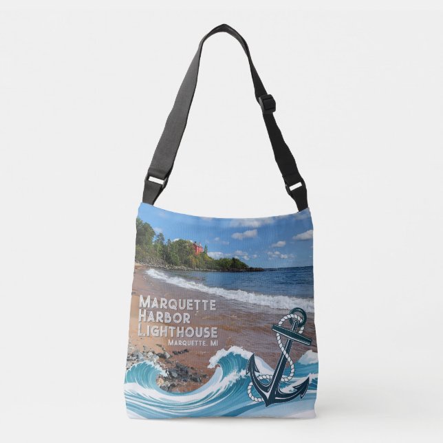 Marquette Harbour Lighthouse - Marquette, MI Tote (Front)