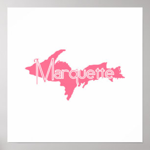 Marquette, Michigan Upper Peninsula Poster