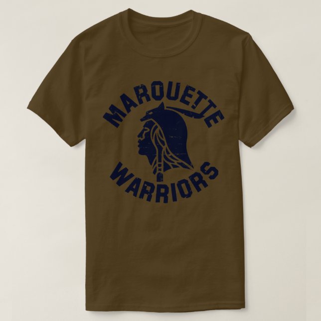 Marquette Warriors Navy TShirt (Design Front)