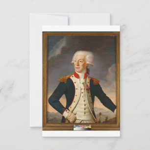 Marquis De Lafayette Portrait Save The Date