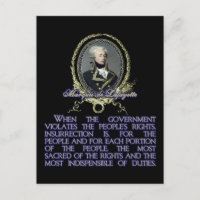 Marquis de Lafayette Quote on Insurrection