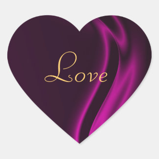 Marquis Pink Heart Love Sticker