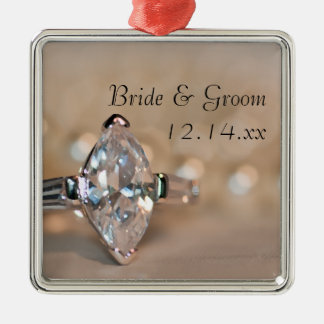 Marquise Diamond Engagement Ring Wedding Metal Tree Decoration