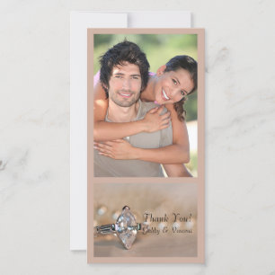 Marquise Diamond Engagement Ring Wedding Thank You