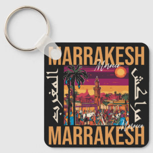 Marrakech Morocco souk Tourism Travel Souvenir Key Ring