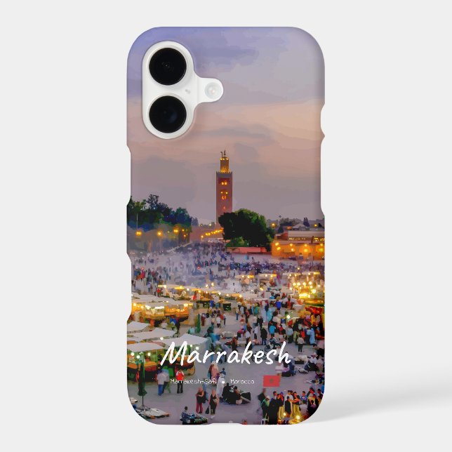 Marrakesh, Morocco - Jemaa el Fnaa Square (Back)