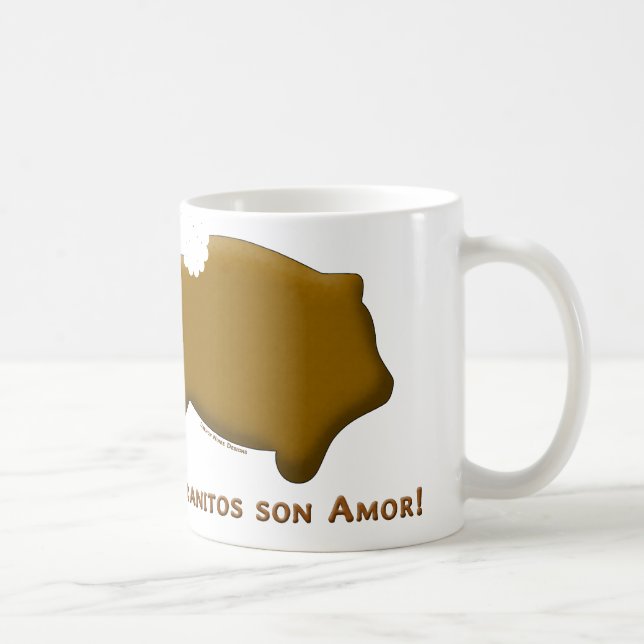 Marranitos son Amor (Marranitos are Love) Coffee Mug (Right)